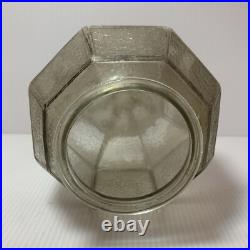 Vintage Art Deco Glass Dome & Metal, Woman at Spinning Wheel Table Lamp, WORKS