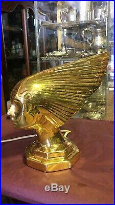 Vintage Art Deco Gold Lamp