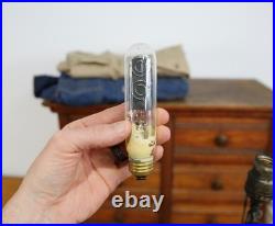 Vintage Art Deco Lamp Aerolux Filament Light bulb Scottie Dog Antique Orange