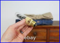 Vintage Art Deco Lamp Aerolux Filament Light bulb Scottie Dog Antique Orange