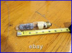 Vintage Art Deco Lamp Aerolux Filament Light bulb Scottie Dog Antique Orange