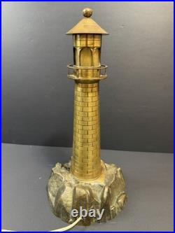 Vintage Art Deco Lighthouse Bronze Light House Maritime Beach Light house Light