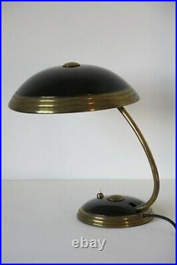 Vintage Art Deco Mid Century Bauhaus Table Lamp By Helo Leuchten