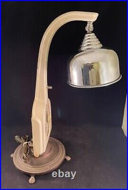 Vintage Art Deco Minute Minder Desk Lamp