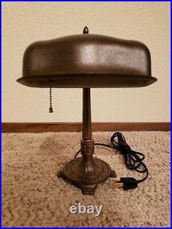 Vintage Art Deco Style Cast Iron Lamp