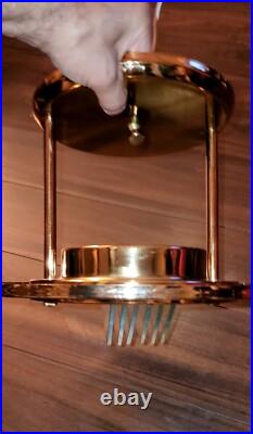 Vintage Art Deco Style Ceiling Glass And Metal Light Lamp Fixture