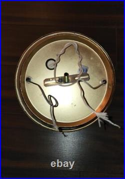 Vintage Art Deco Style Ceiling Glass And Metal Light Lamp Fixture