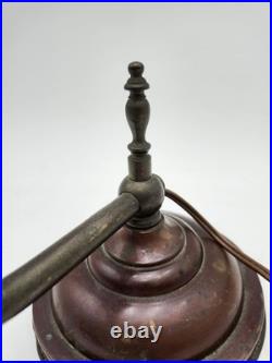 Vintage Art Deco Style Desk Lamp Light Library / Banker Adjustable Read