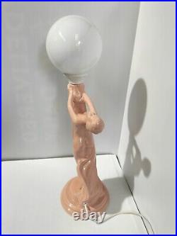 Vintage Art Deco Style Lamp Large Diana Lamp Beautiful Nude Naked Lady Lamp AF