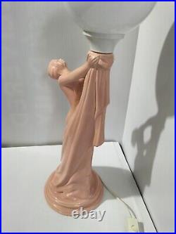 Vintage Art Deco Style Lamp Large Diana Lamp Beautiful Nude Naked Lady Lamp AF