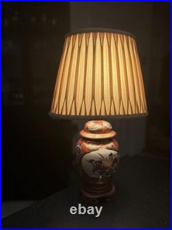 Vintage Art Deco Table Lamp, Chinese, Ceramic, Accent Light, Mid 20th Century