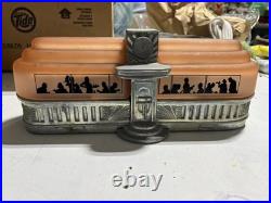 Vintage Art Deco Train Trolley Dining Car Lamp PERFECT CONDITION