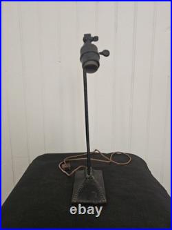 Vintage Art Deco Wrought Iron Lamp