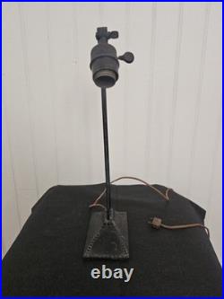 Vintage Art Deco Wrought Iron Lamp