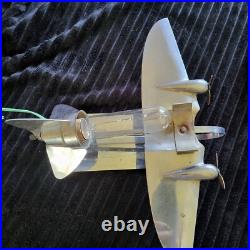 Vintage Art Deco period Airplane Lamp