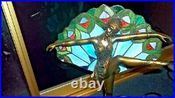 Vintage Art Deco style Tiffany Table Lamp widdop and bingham