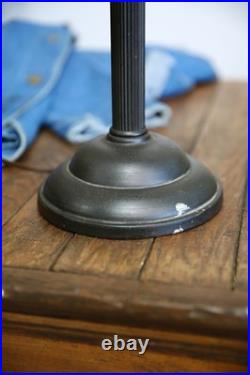 Vintage Bankers Desk Lamp Brass Light Socket industrial Antique shade art deco