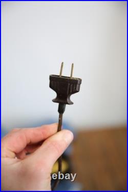 Vintage Bankers Desk Lamp Brass Light Socket industrial Antique shade art deco