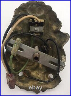 Vintage Brass Art Deco Lamp Switch With Turn Switch