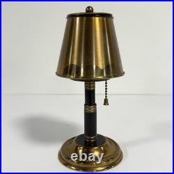 Vintage Brass Lamp Style Cigarette Holder Ashtray Dispenser Pull Chain Art Deco