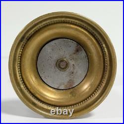 Vintage Brass Lamp Style Cigarette Holder Ashtray Dispenser Pull Chain Art Deco