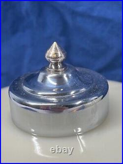 Vintage Clip On Set 2 Lamp Light Milk Glass Shades Matching Art Deco