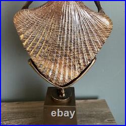 Vintage Dale Tiffany Sculpture Lamp Hand Blown Art Glass Woman Dancer 17