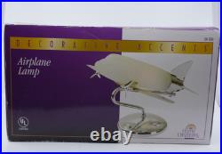 Vintage Decorative Accents SK-806 Airplane Lamp Art Deco Style Home Creations
