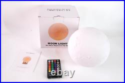 Vintage Erotica Art Deco Nude Lady / Woman Holding LED Moon Globe Accent Lamp