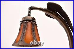 Vintage Figural Eagle Charles Ranc Style Art Nouveau Deco Design Bird Lamp Light