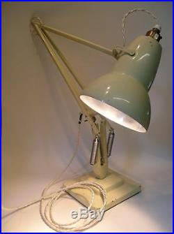 Vintage Herbert Terry Angle Poise Lamp. Art Deco Lamp. Two Step Cream (992)