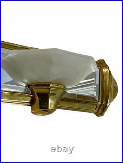 Vintage Hollywood Regency Art Deco Vanity Lamp Sconce Pasquale Miranda
