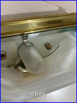 Vintage Hollywood Regency Art Deco Vanity Lamp Sconce Pasquale Miranda