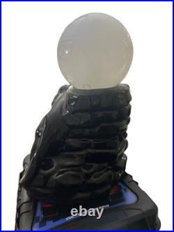 Vintage Italian Art Deco Black Panther Lamp Ball Lamp