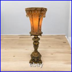 Vintage Lamp Art Deco 16 Light MCM Ornate Table Accent Tested
