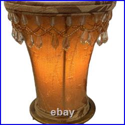 Vintage Lamp Art Deco 16 Light MCM Ornate Table Accent Tested