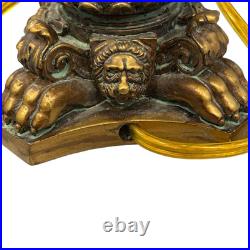 Vintage Lamp Art Deco 16 Light MCM Ornate Table Accent Tested