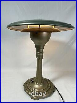 Vintage Lamp Art Deco Flying Saucer The Sight Light Corp. USA, Ct. Mid Century