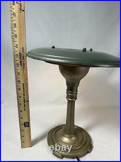 Vintage Lamp Art Deco Flying Saucer The Sight Light Corp. USA, Ct. Mid Century