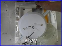 Vintage Lightstyles Pendant Light MCM Flying Saucer Art Deco Halogen 5001 NIB
