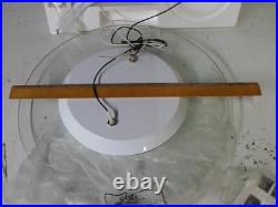 Vintage Lightstyles Pendant Light MCM Flying Saucer Art Deco Halogen 5001 NIB