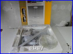Vintage Lightstyles Pendant Light MCM Flying Saucer Art Deco Halogen 5001 NIB