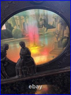 Vintage MCM Lamp Art Deco Victorian Style Motion Lamp Tested Read