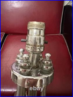 Vintage Machine Age Deco Table Lamp Pattyn Walter Von Nessen Style Parts As Is