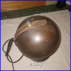 Vintage Machine Age Metal Table Lamp Markel Co 30's Works Original Finish, Plug