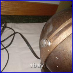Vintage Machine Age Metal Table Lamp Markel Co 30's Works Original Finish, Plug