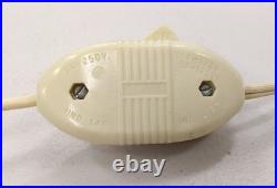 Vintage Metal Art Deco ELEPHANT Lamp with Crackle Glass Globe Shade Spelter