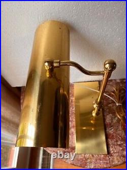 Vintage Ministeriale Table Lamp in Brass 14