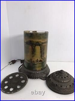 Vintage Motion Lamp SCENE IN ACTION CHICAGO NIAGARA FALLS 1920' S Works