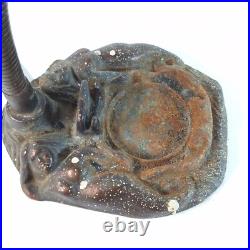 Vintage P. E. P. Co. MERMAIDS 1930s Light Lamp Cast Iron Orig Shade Art Deco